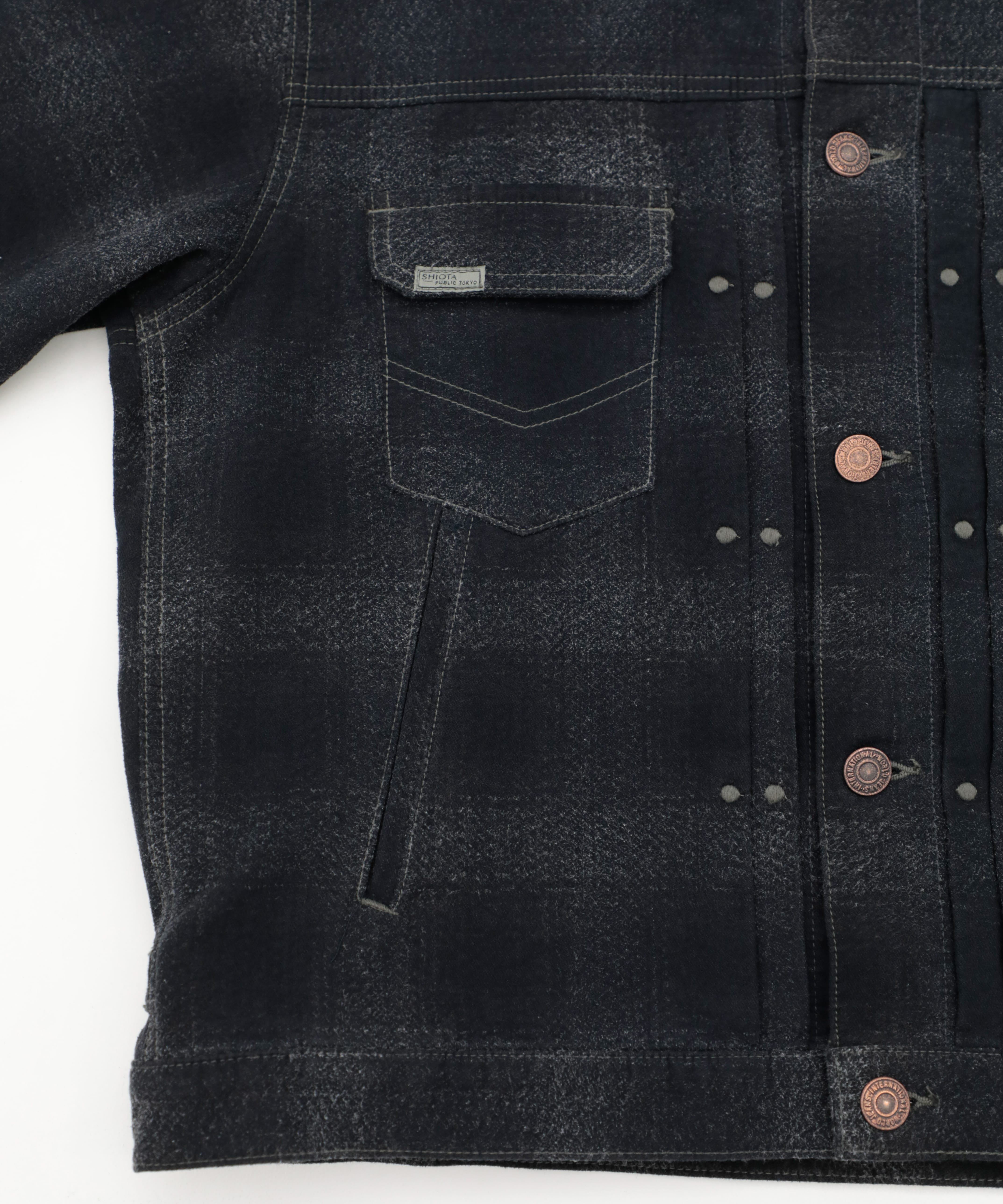SHIOTA L collar Jacket