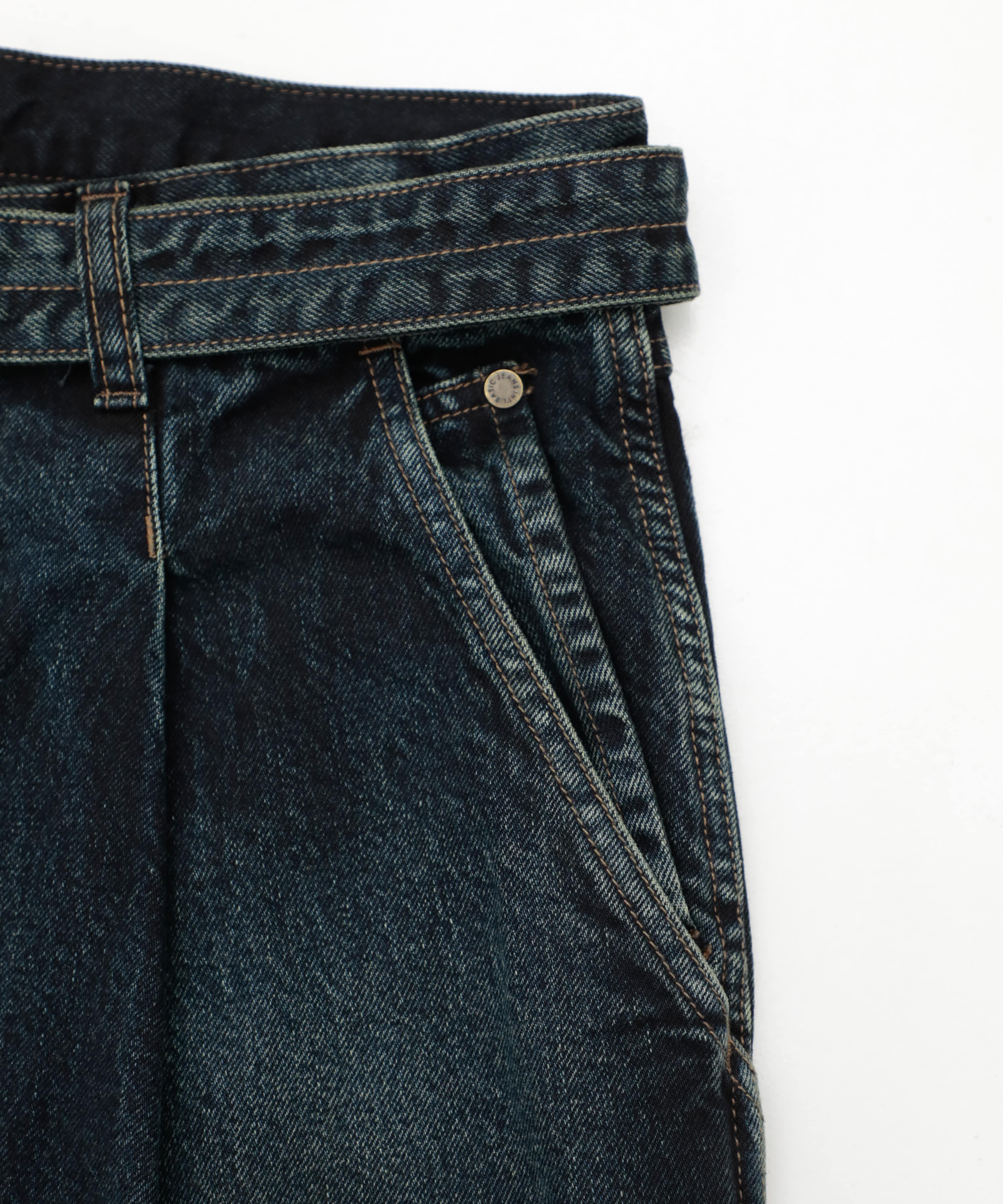 SHIOTA BeltedWidePants