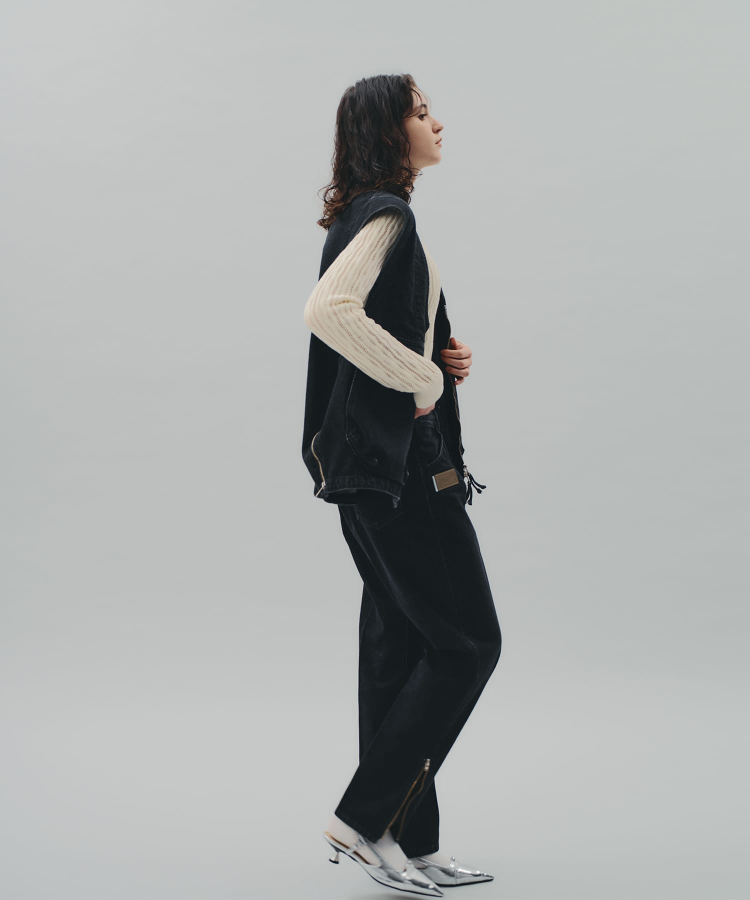 ×Wrangler ROPELOGO JEAN VEST