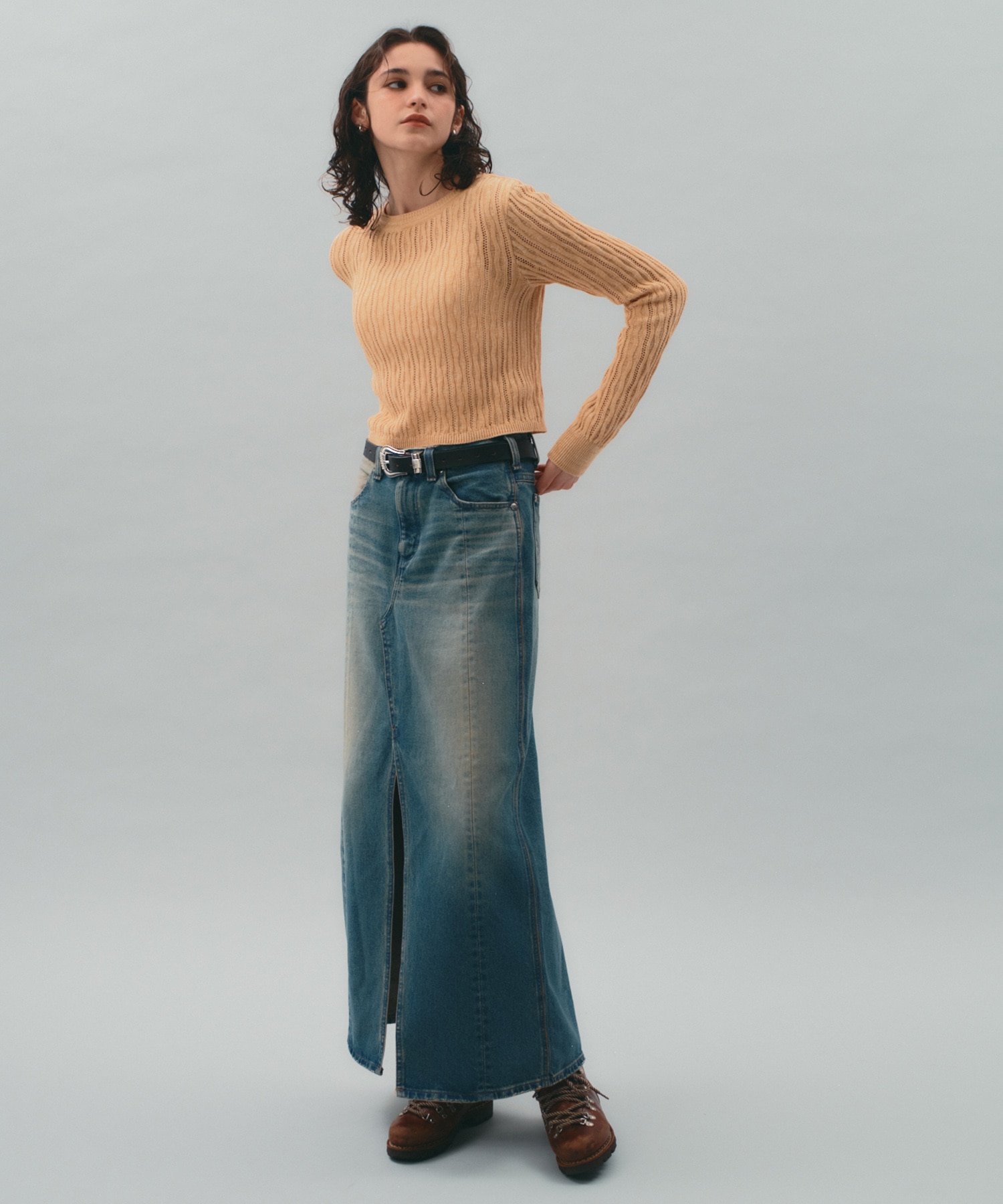 SWITCHNARROW JEANSKIRT