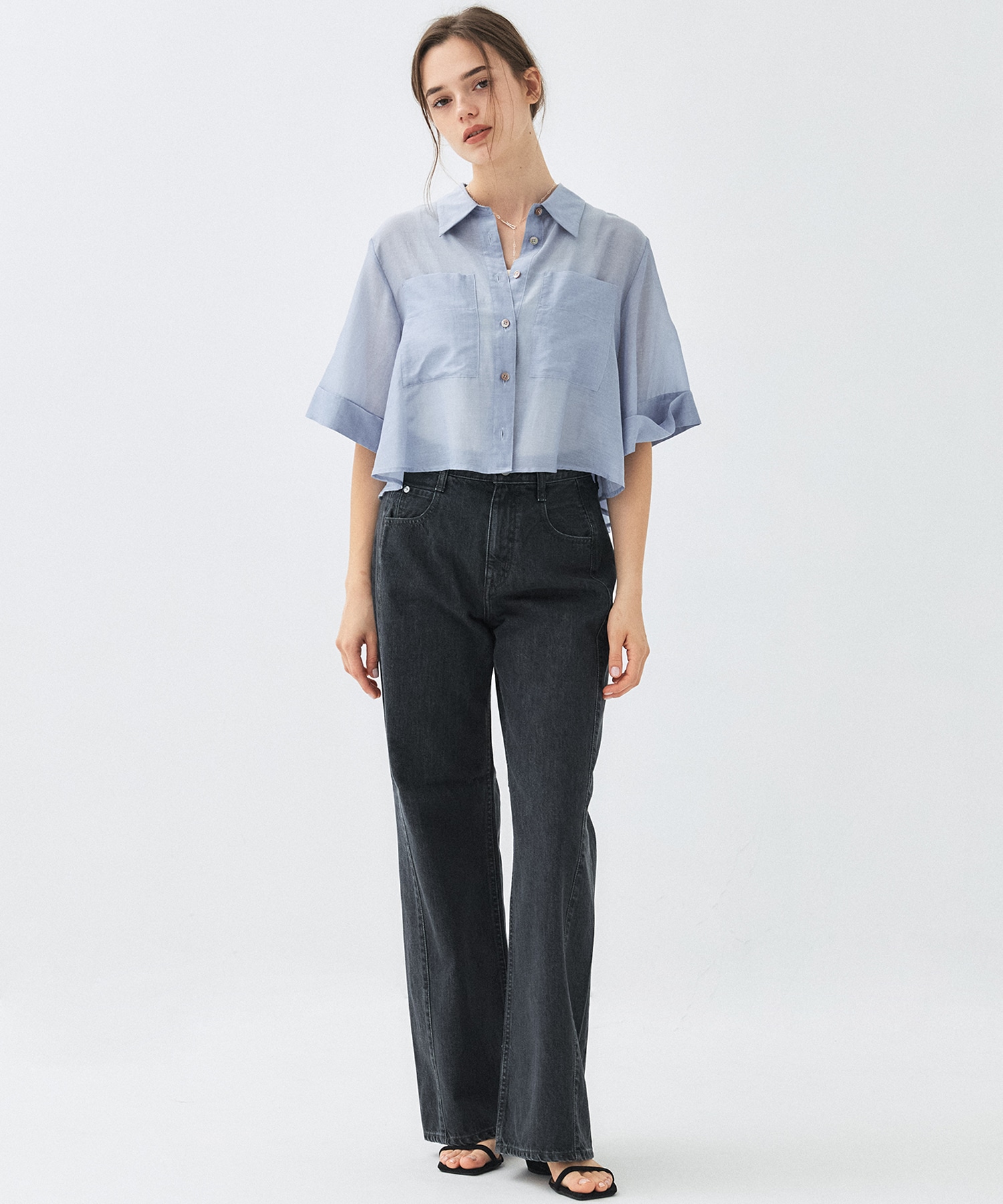 【RENEWAL】PUBLICDENIM BLACKRELAX