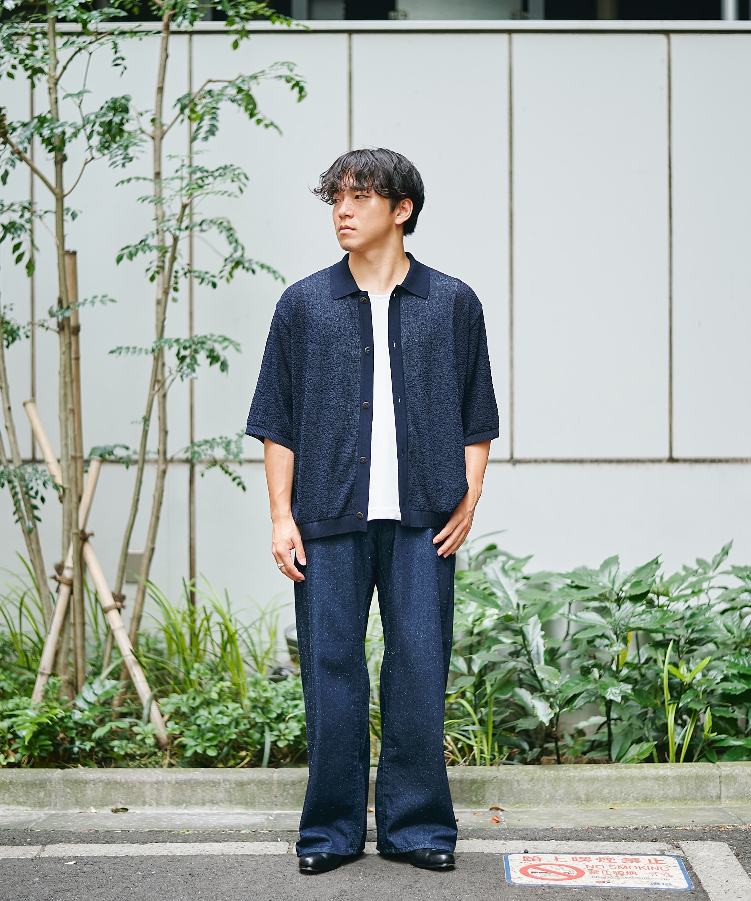 【残りわずか】<P.T>Ice cotton Knit Shirts