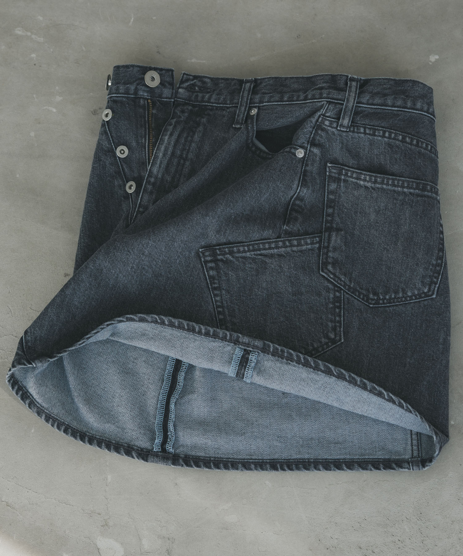 BLACKDENIM MINISKIRT