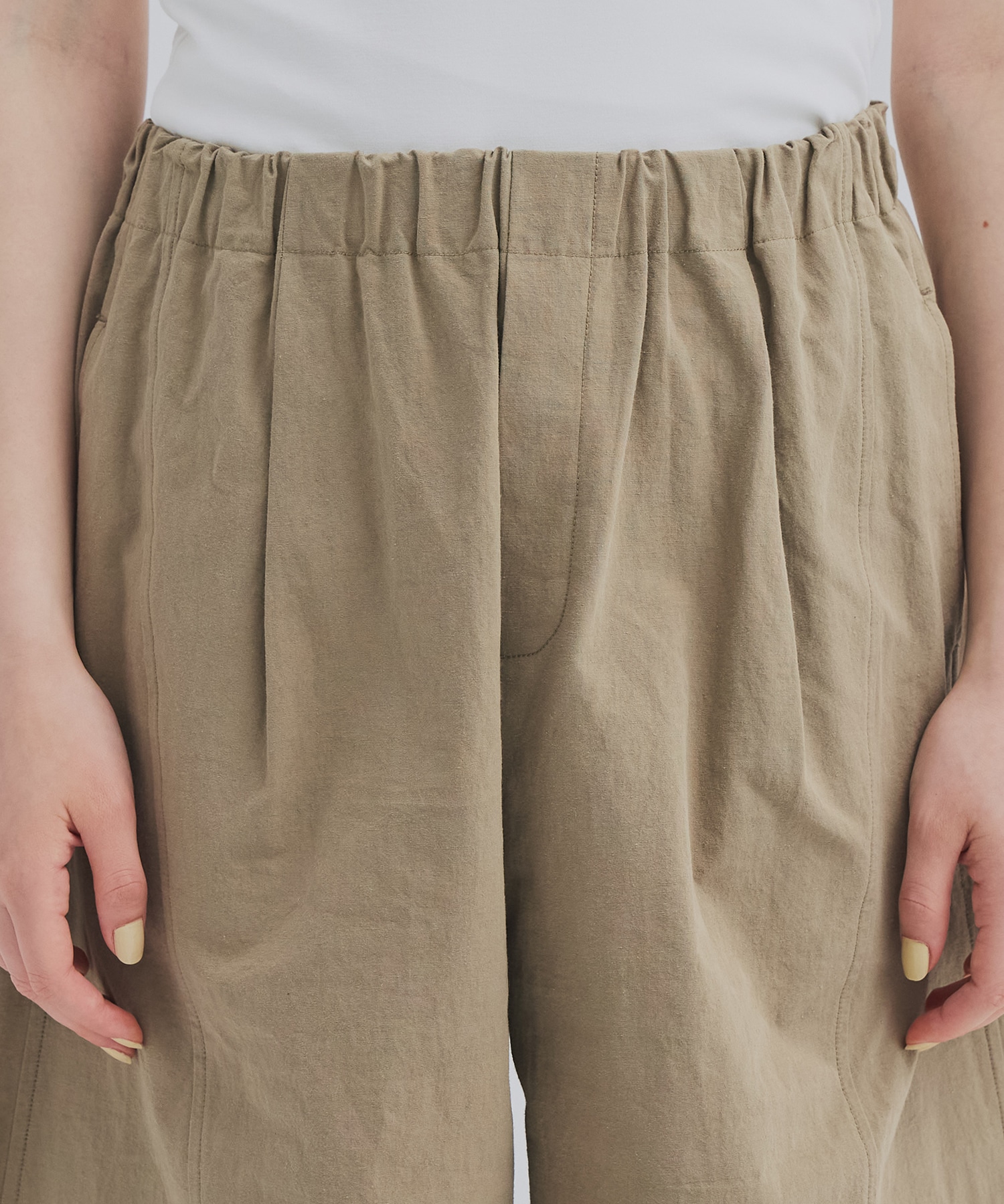 【好評につき再入荷｜残り僅か】ドライリネンカーブパンツ