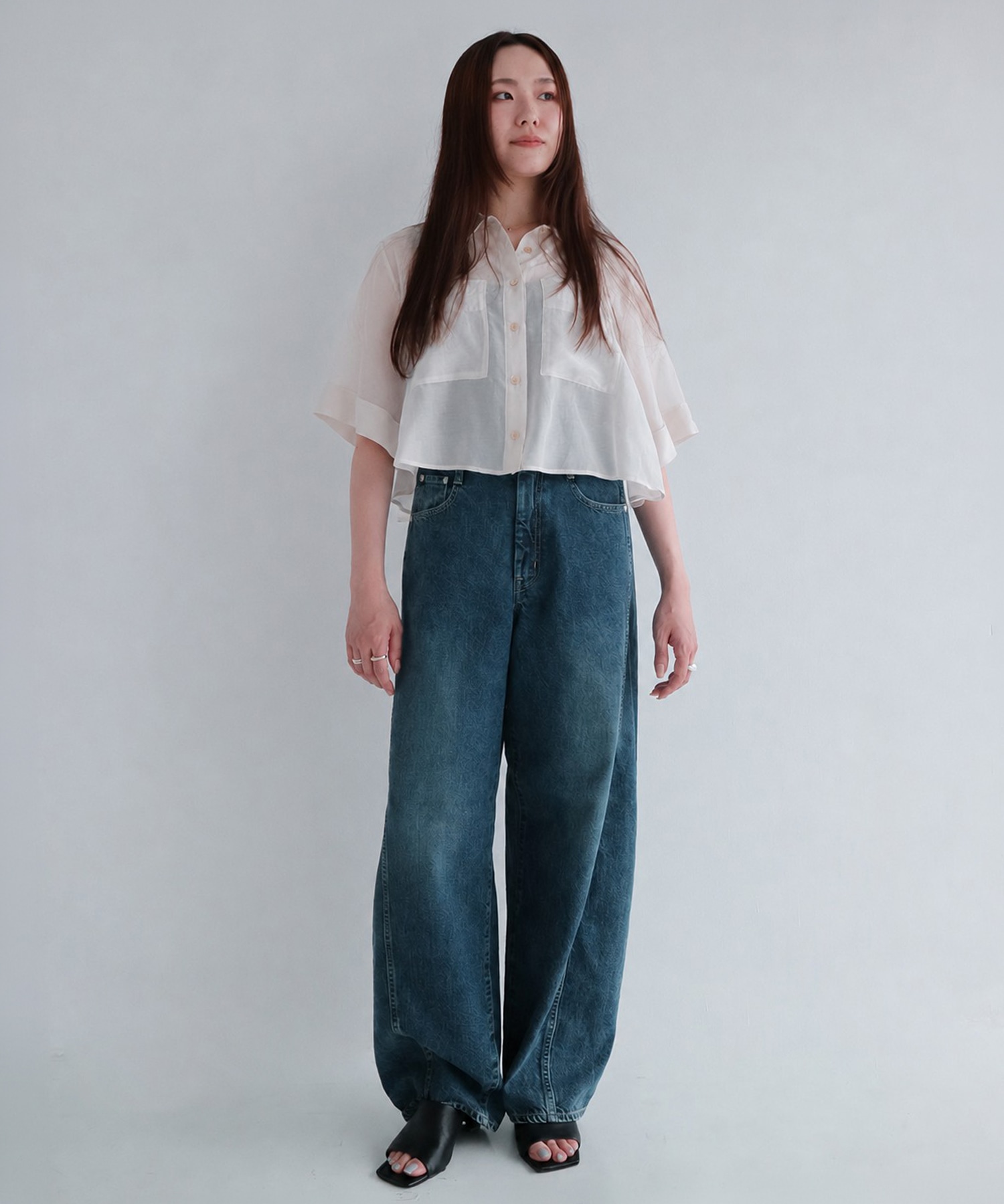 【WEB限定再入荷】PUBLIC DENIM BLU CURVE
