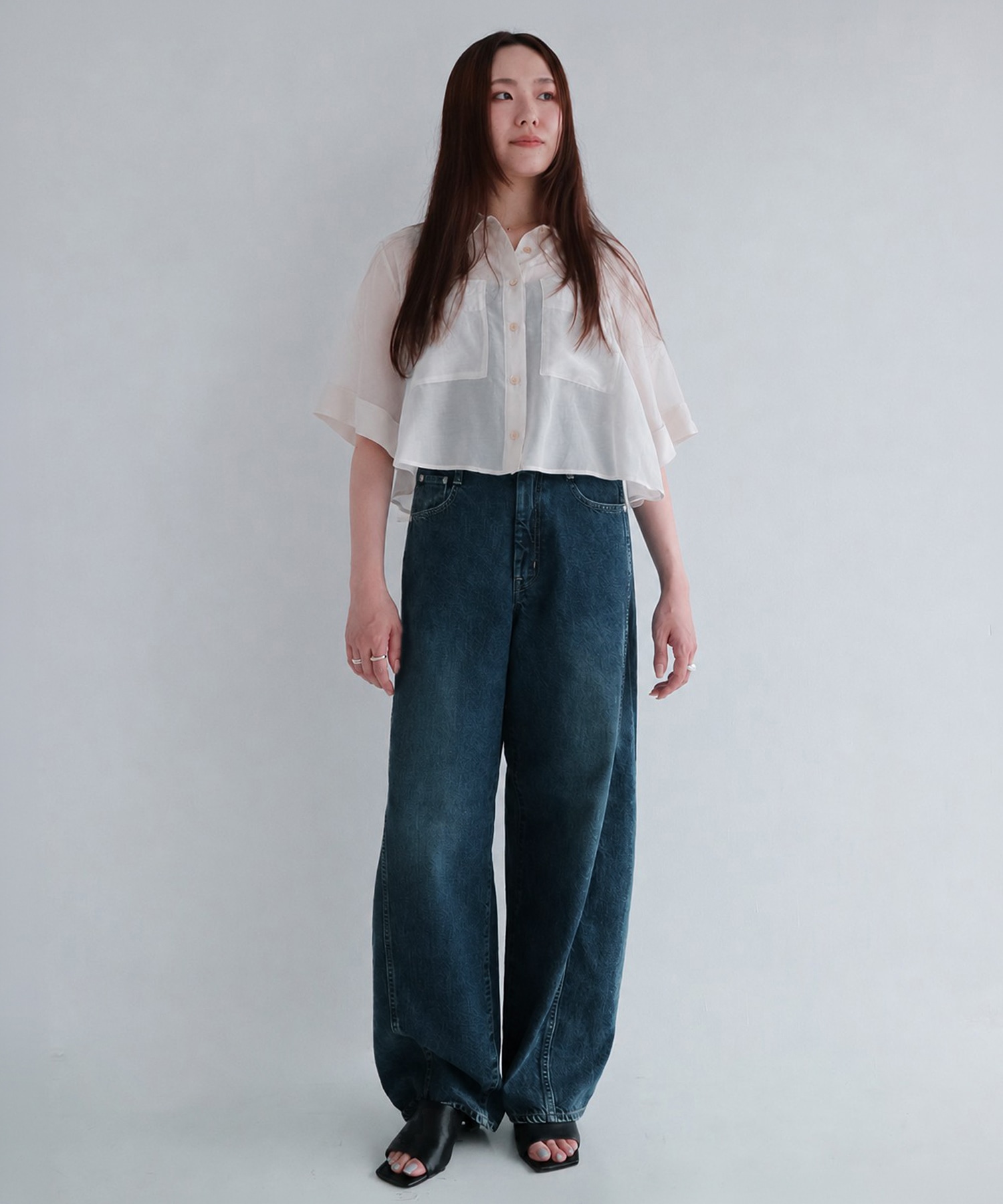 【WEB限定再入荷】PUBLIC DENIM GRY CURVE