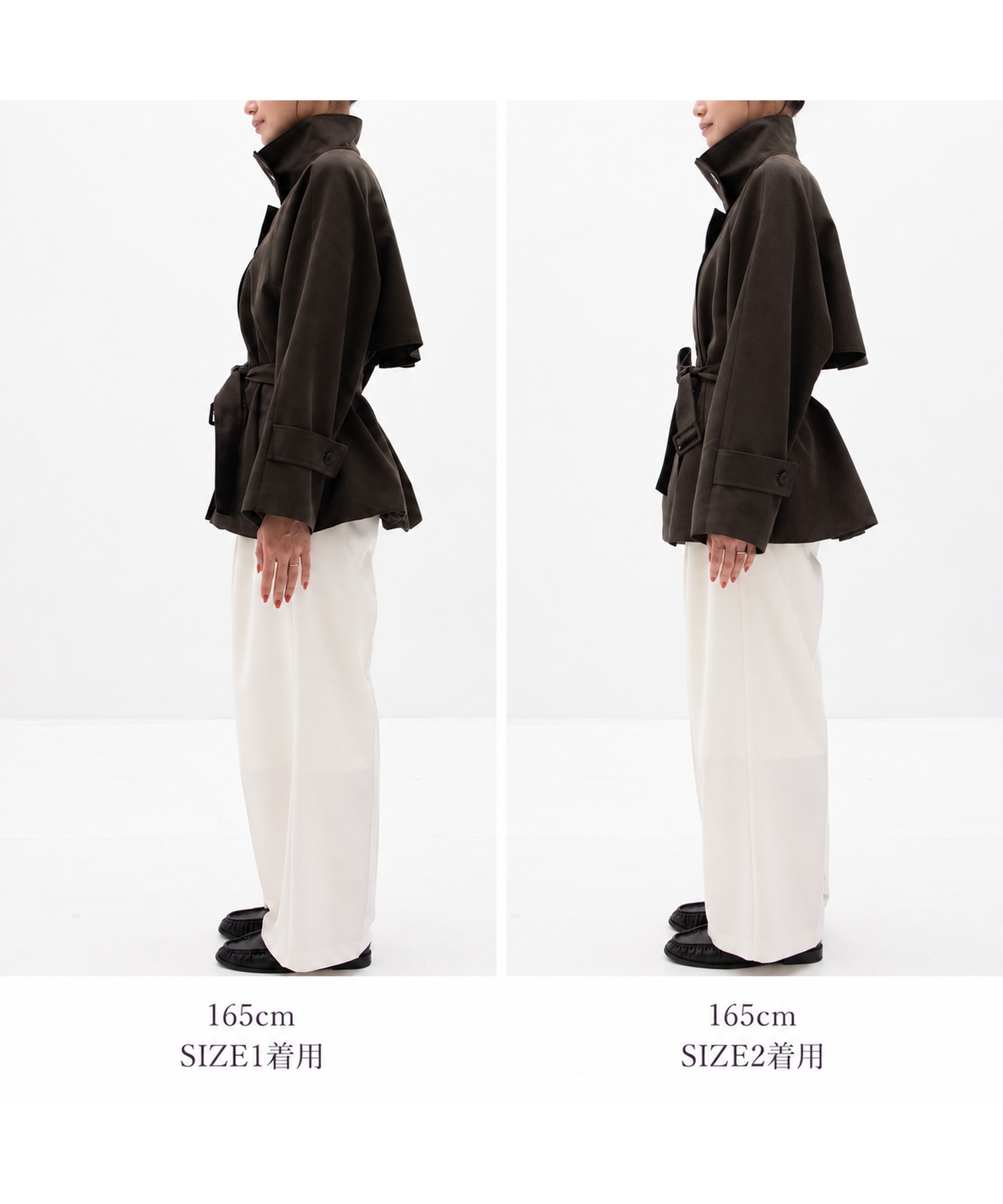 【数量限定|WEBのみ予約受付中】ファンネルネックショートトレンチコート