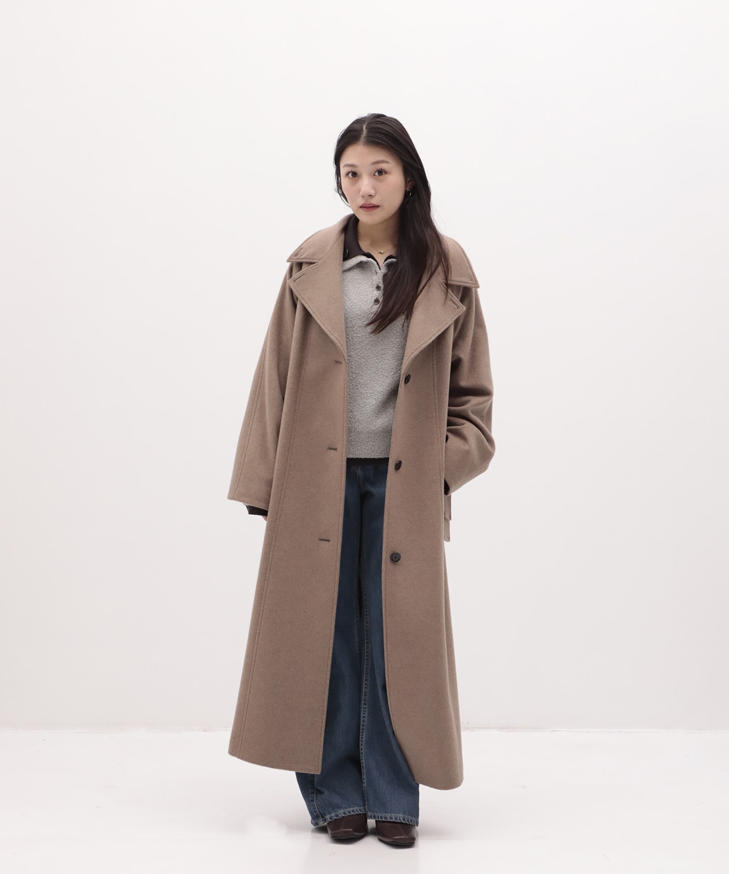 【WEB限定|数量限定】wool100 3wayロングコート