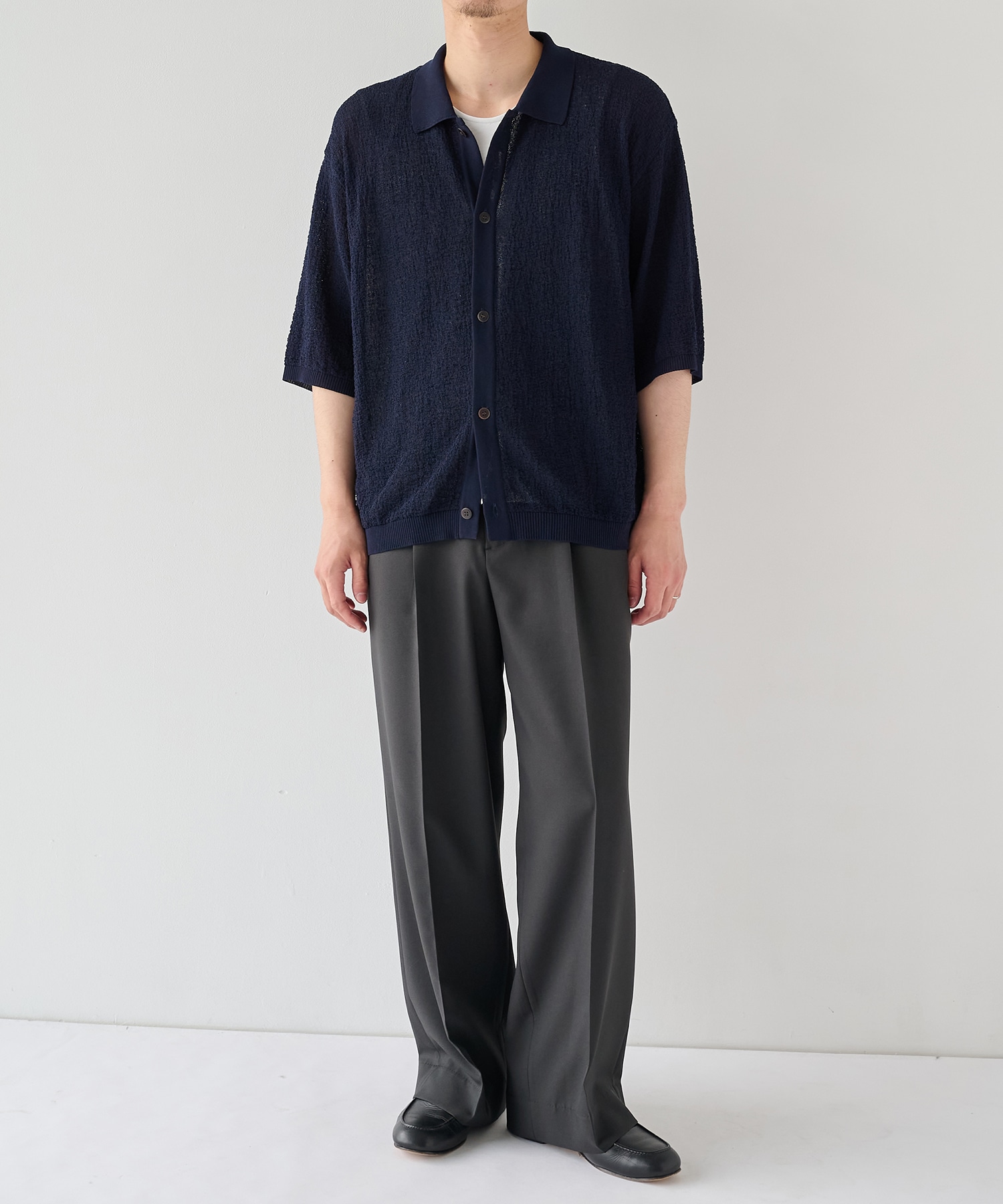 【残りわずか】<P.T>Ice cotton Knit Shirts