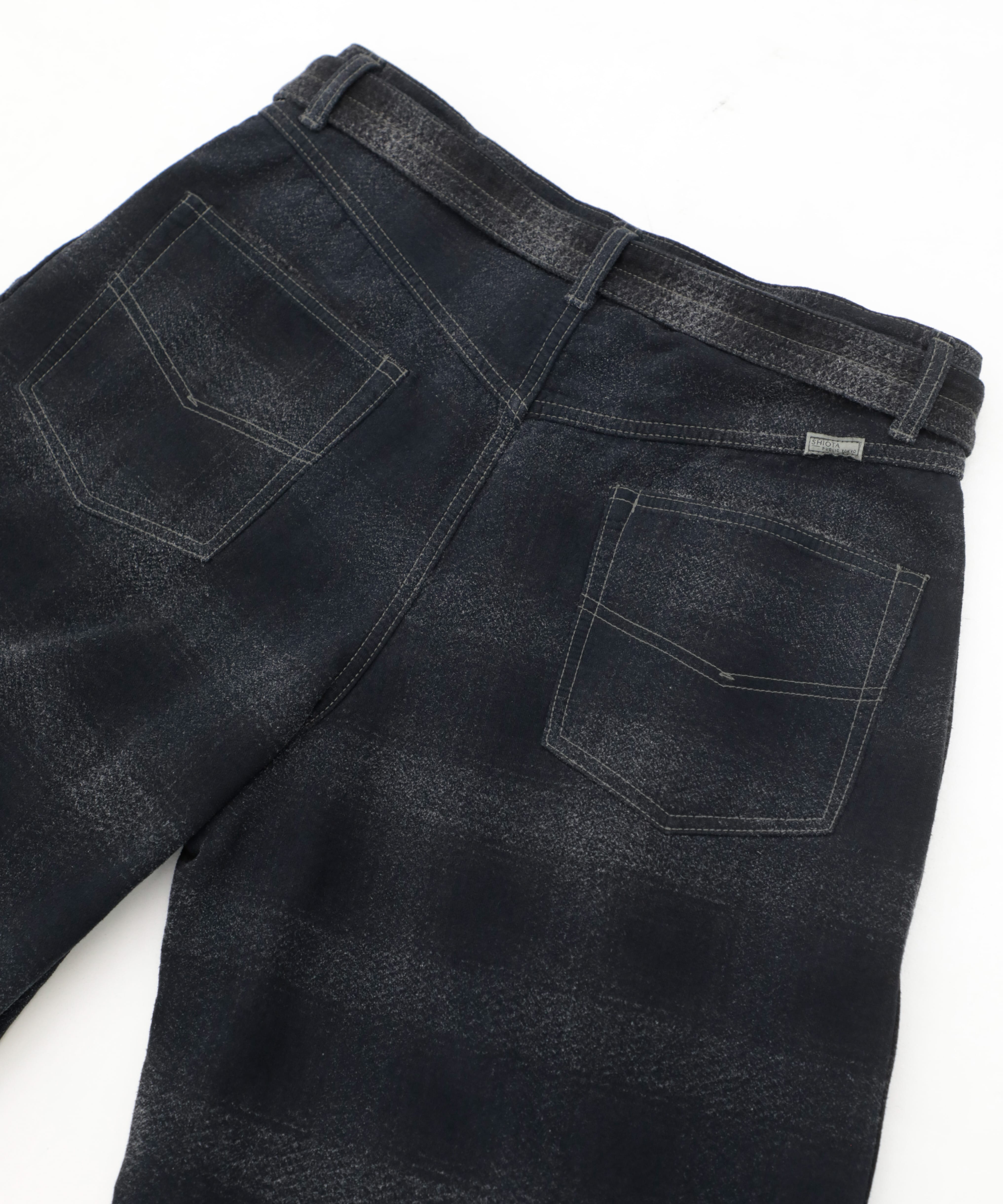 SHIOTA BeltedWidePants