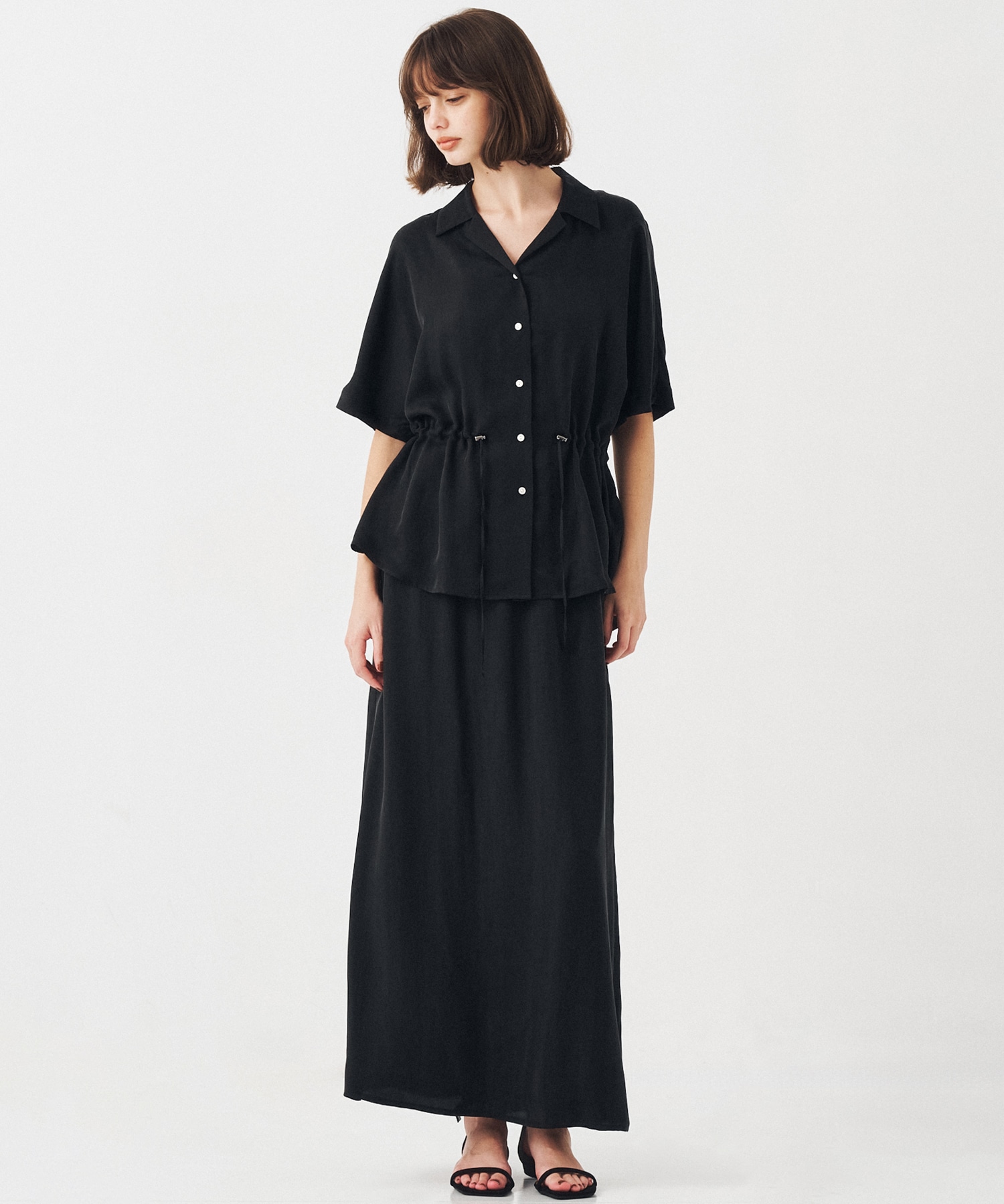【WEBのみ再入荷|残り2点】ピーチキュプラドロストシャツ