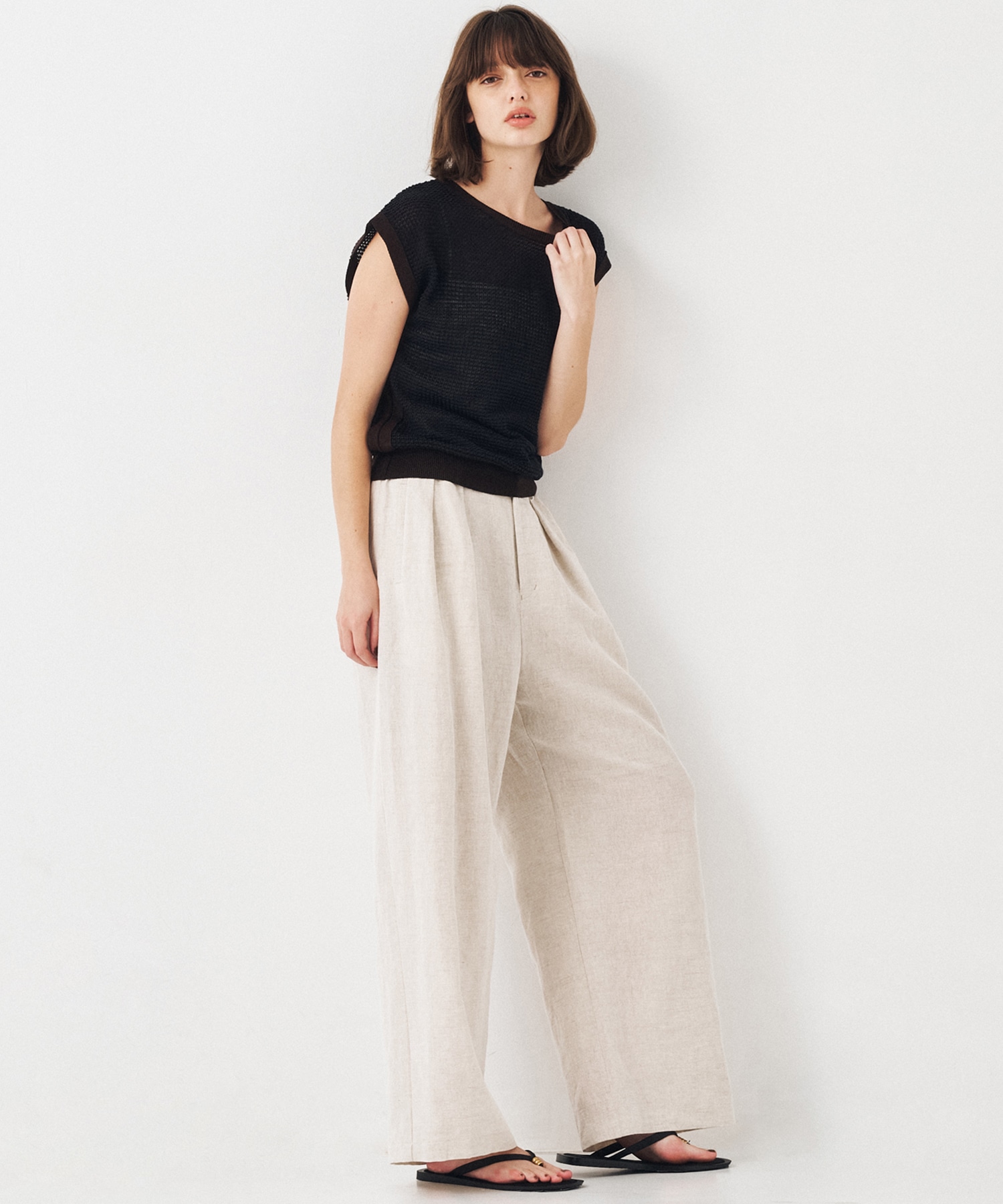 メッシュニットベスト