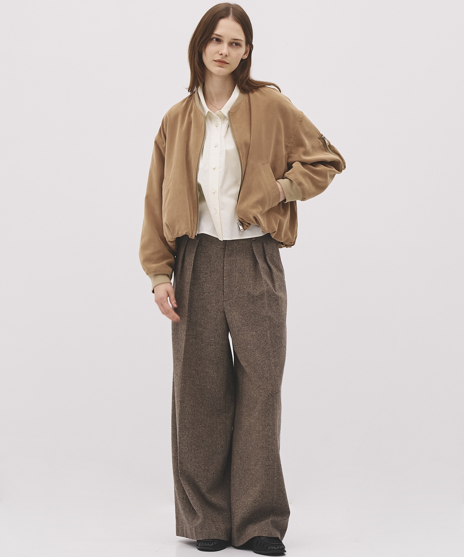 【再入荷】テントラインコットンショートシャツ
