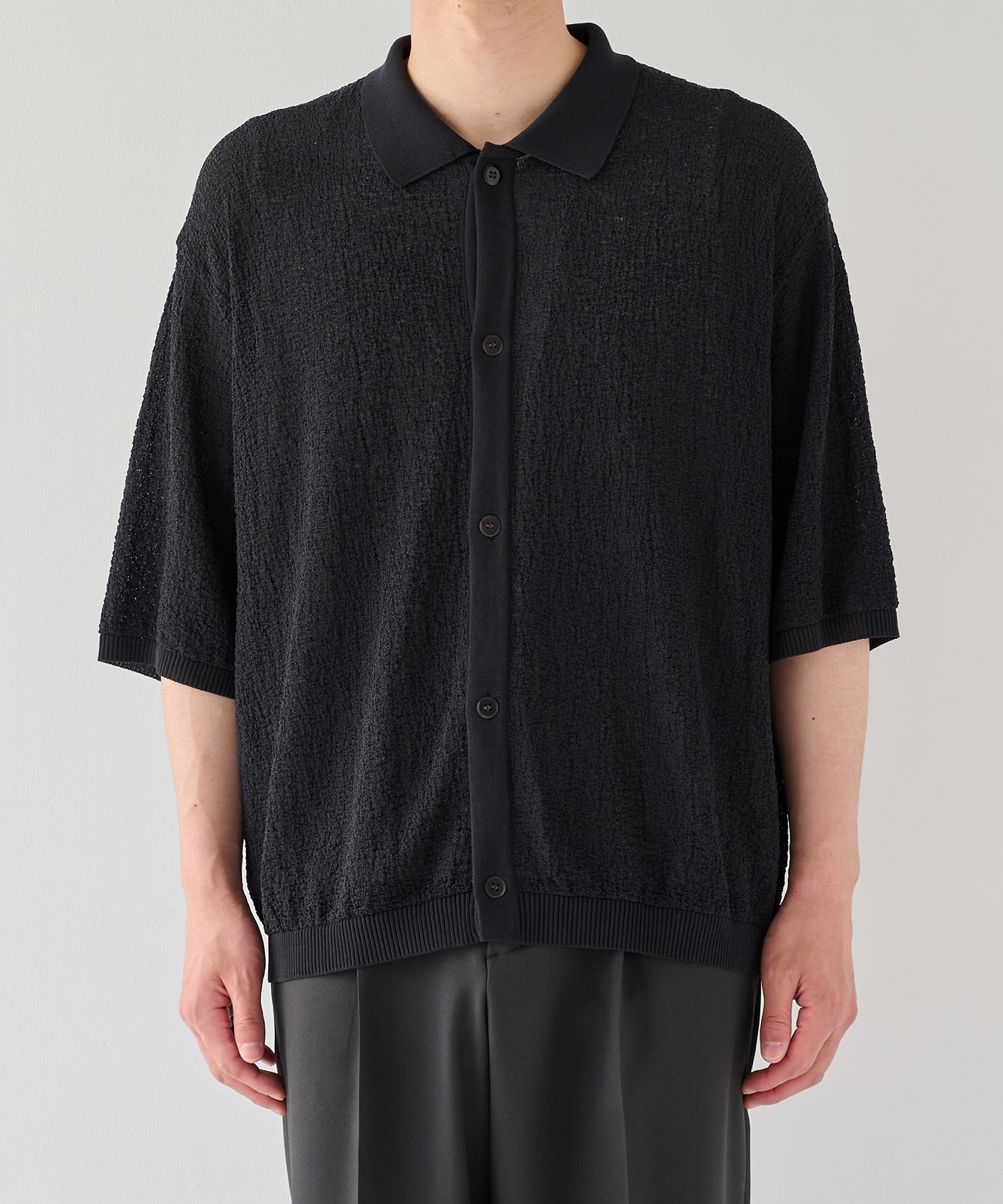 【残りわずか】＜P.T＞Ice cotton Knit Shirts