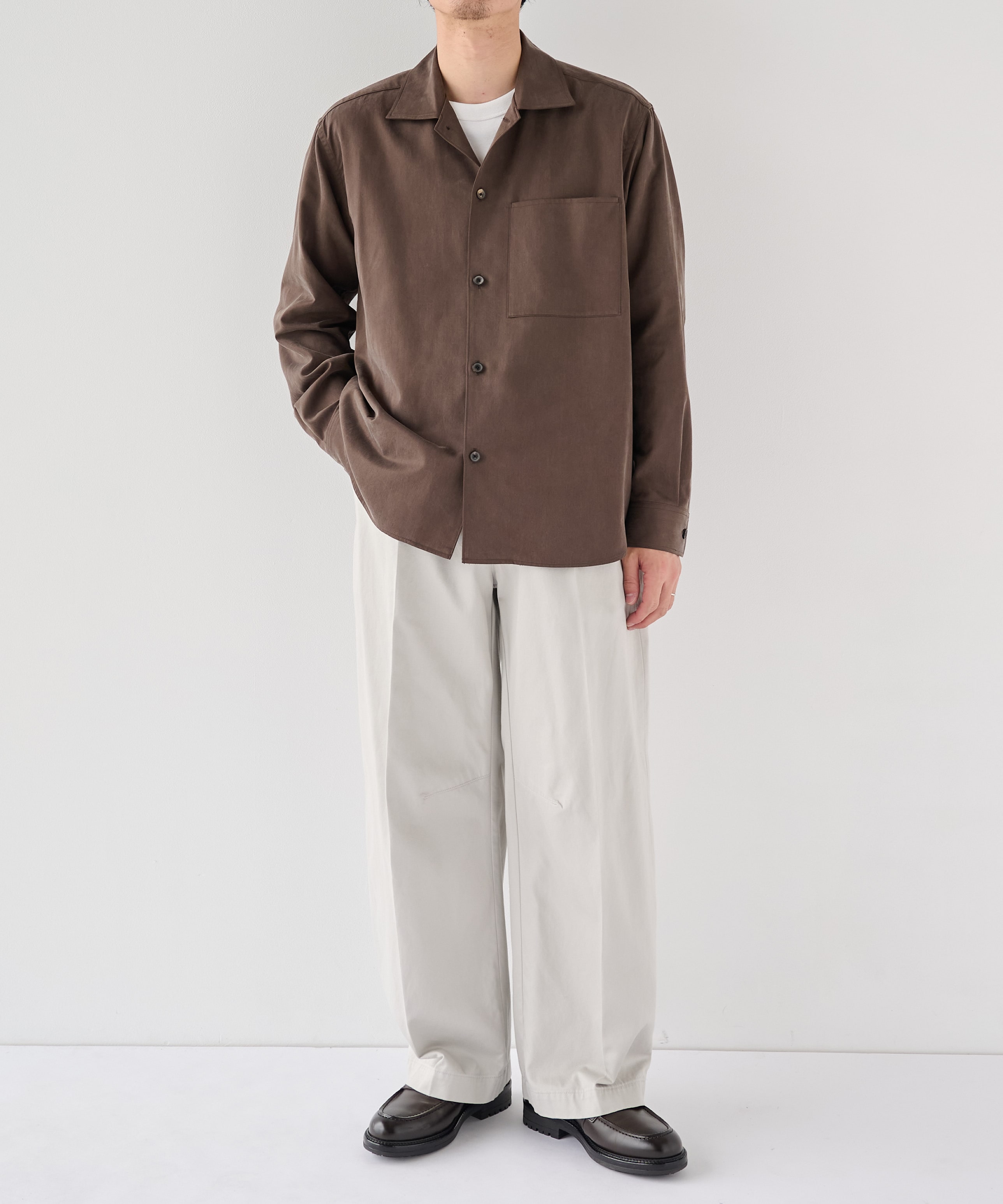 ヴィンテージフィブリルシャツブルゾン