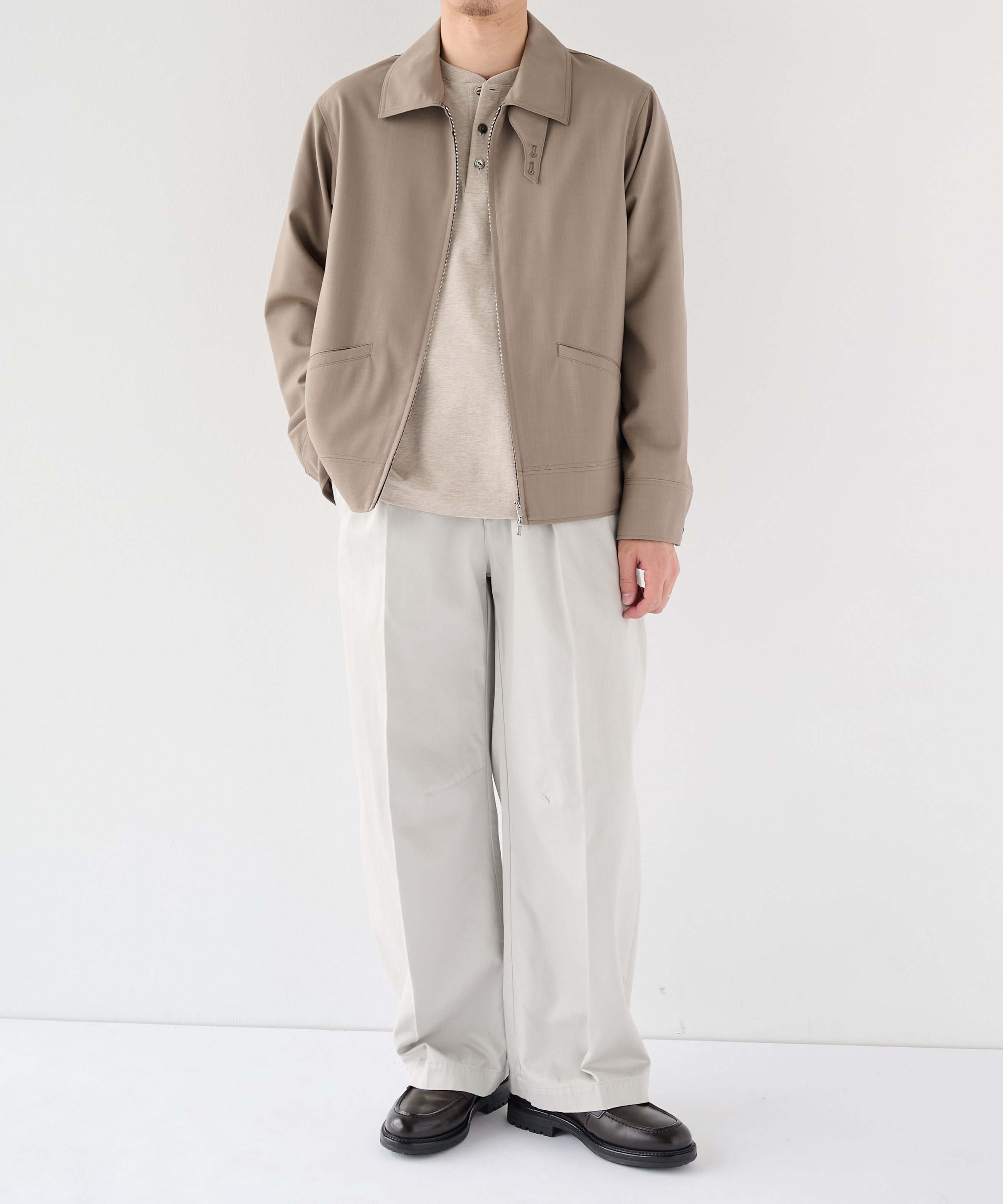 メランジヘンリーネックTEE