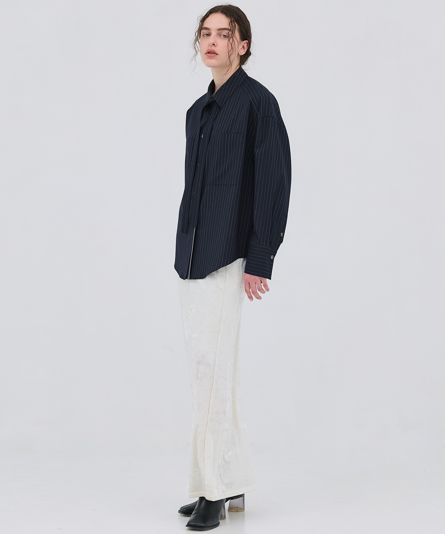 【再入荷|残り2点】ワイドカフスボウタイシャツ