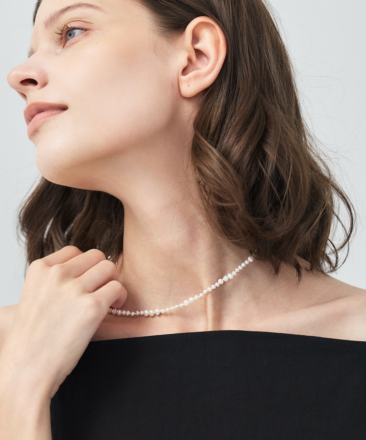×in mood Pearl Choker