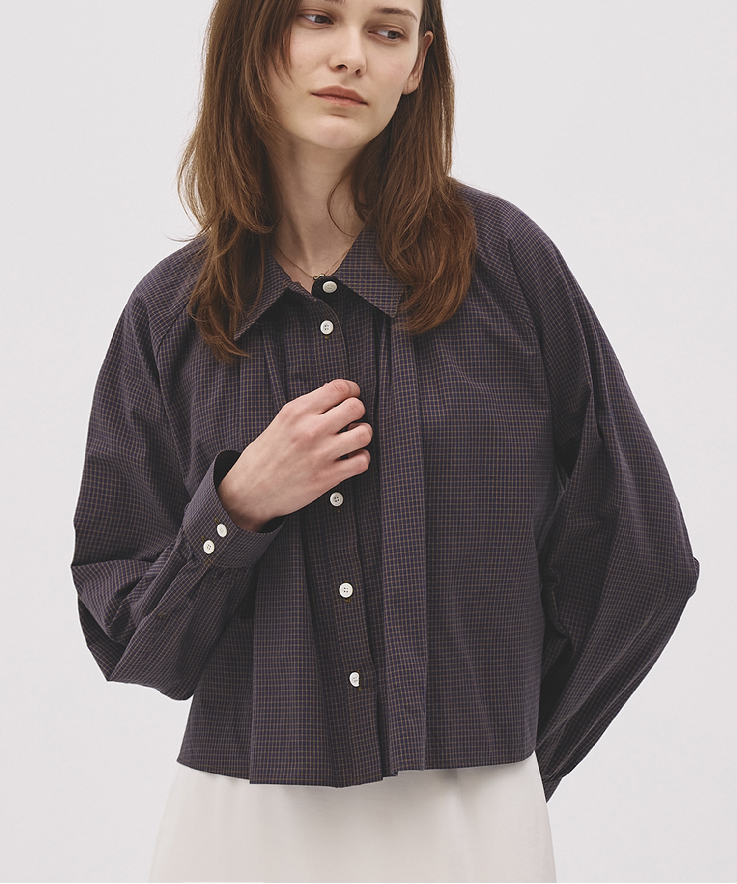 【再入荷】テントラインコットンショートシャツ