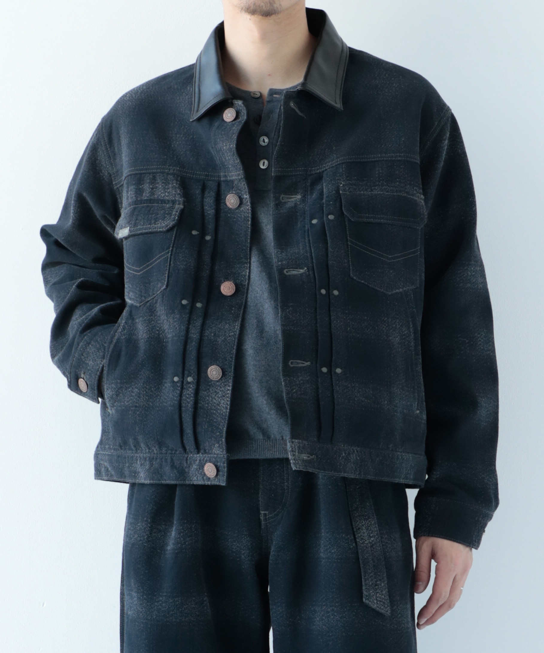 SHIOTA L collar Jacket