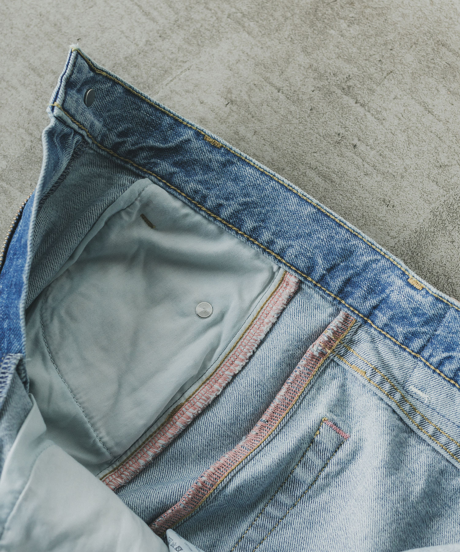 〈残りわずか〉PUBLIC DENIM BLUE RELAX ロング