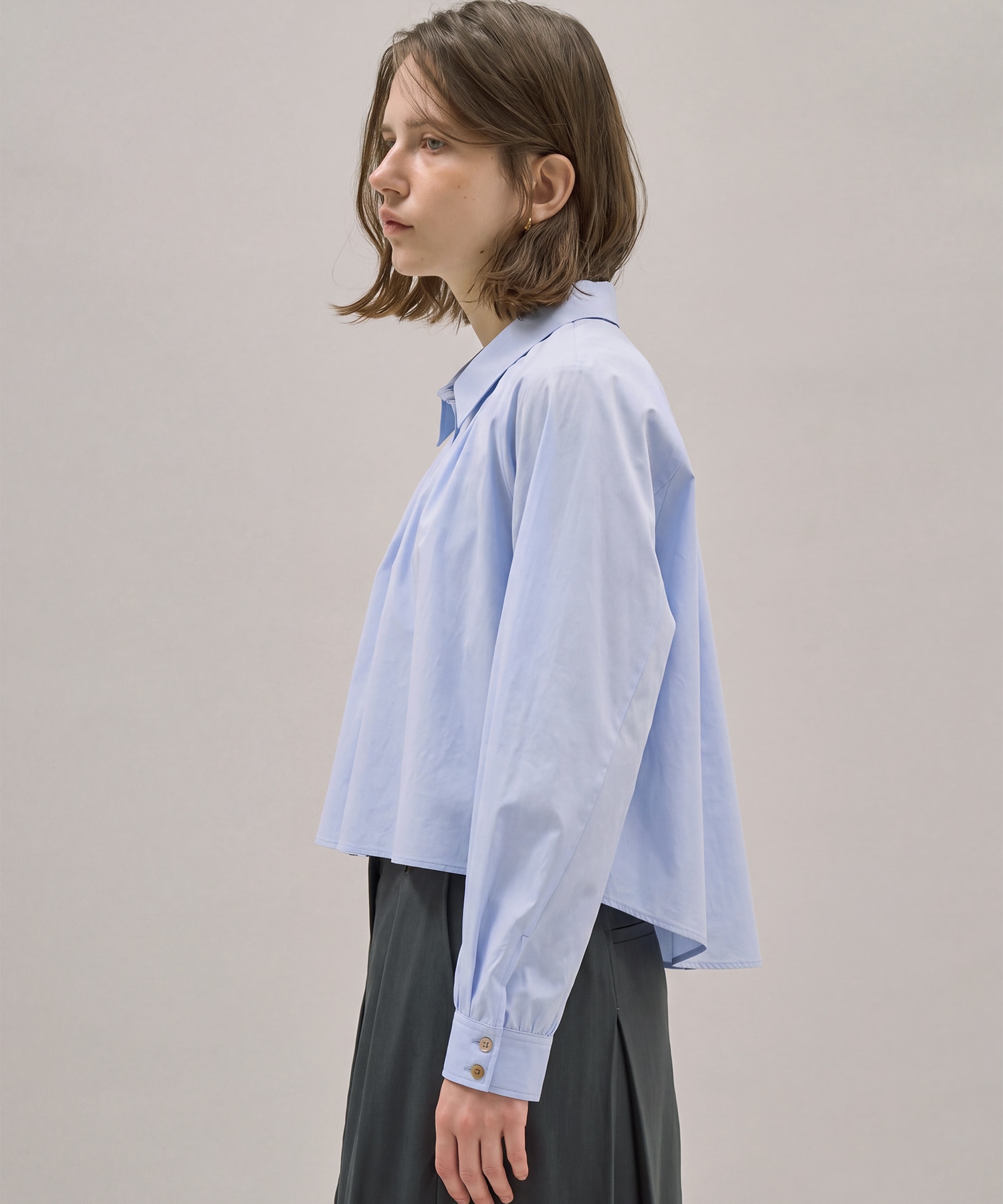 【再入荷】テントラインコットンショートシャツ
