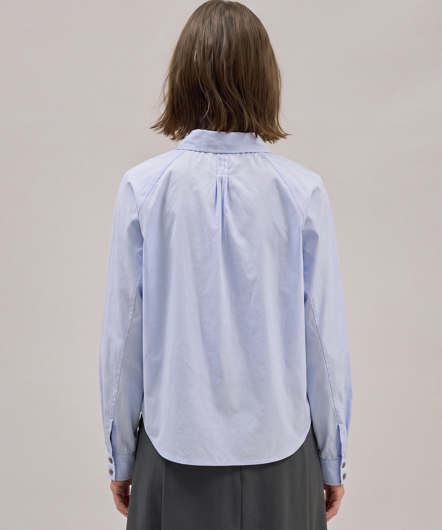 【再入荷】テントラインコットンショートシャツ