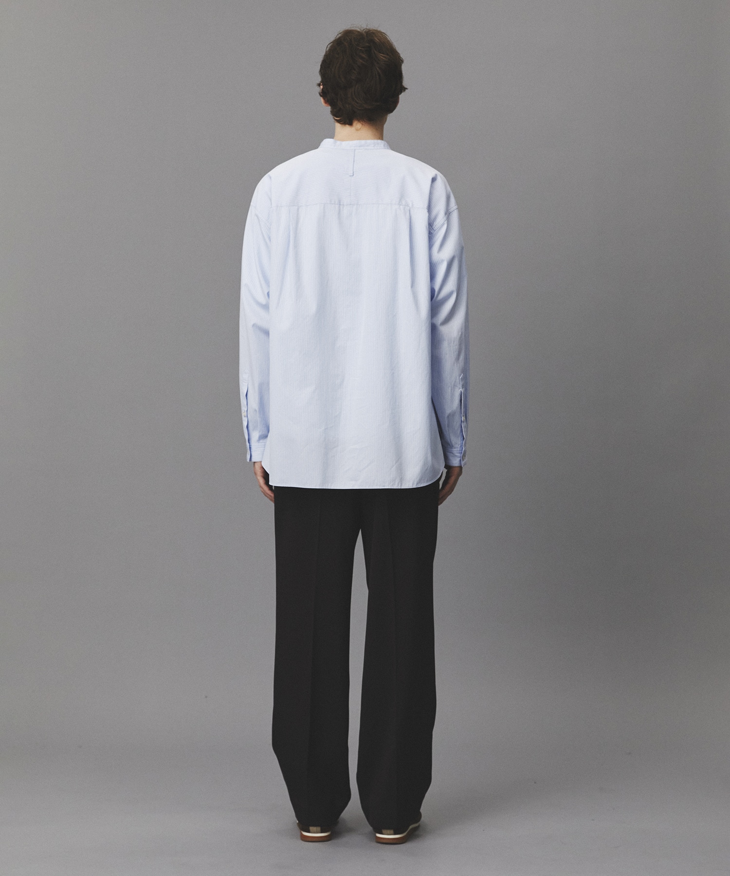 【残りわずか】Suvin Giza Band Skipper Shirts