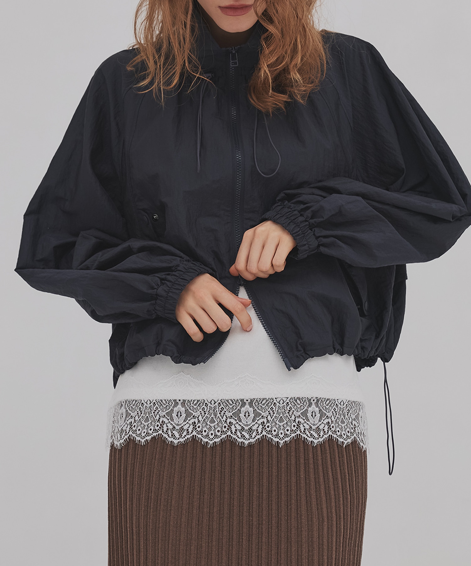 【WEBのみ1点入荷|再入荷なし】エアロンスタンドシェルブルゾン