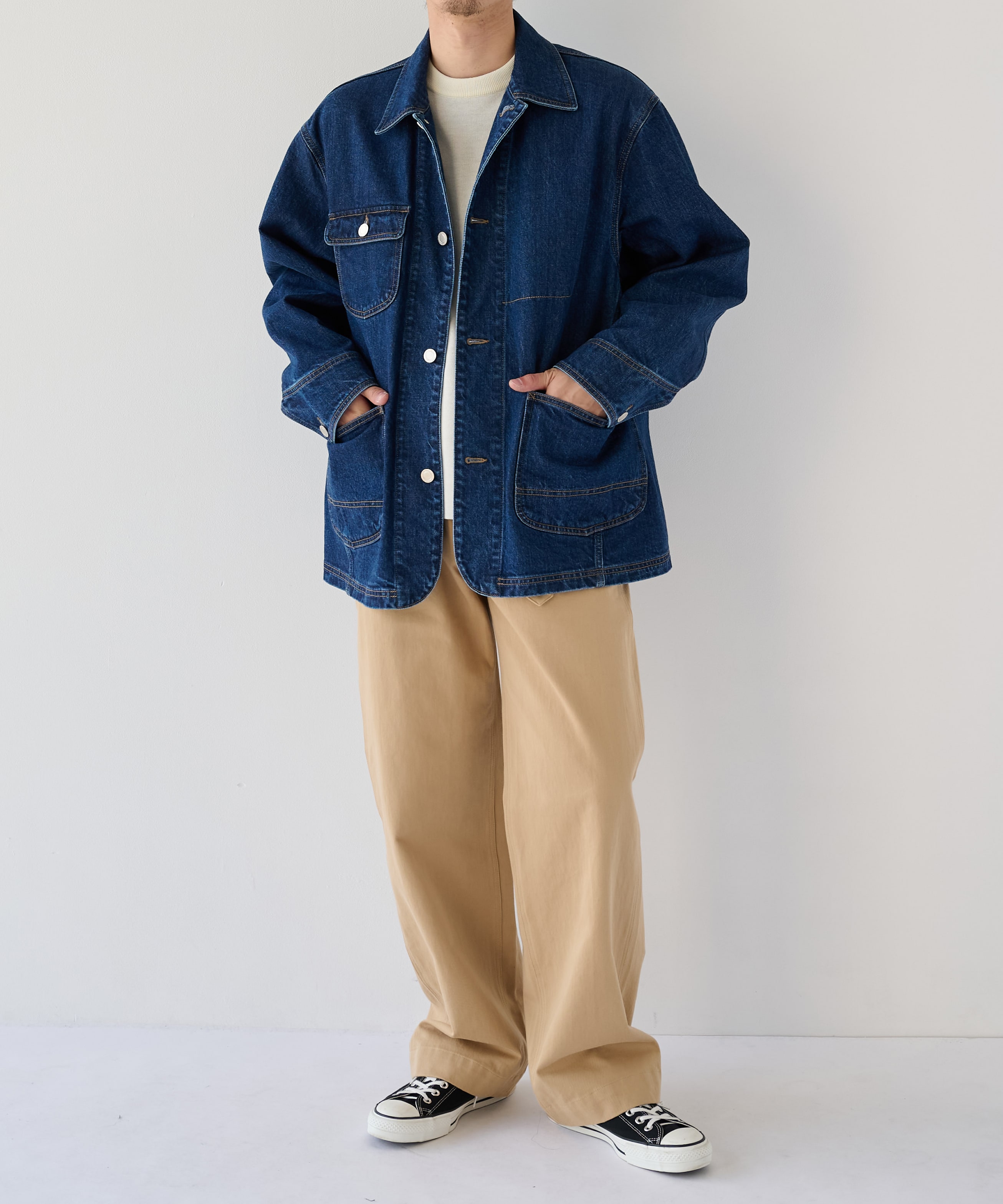PUBLIC DENIM COVERALL