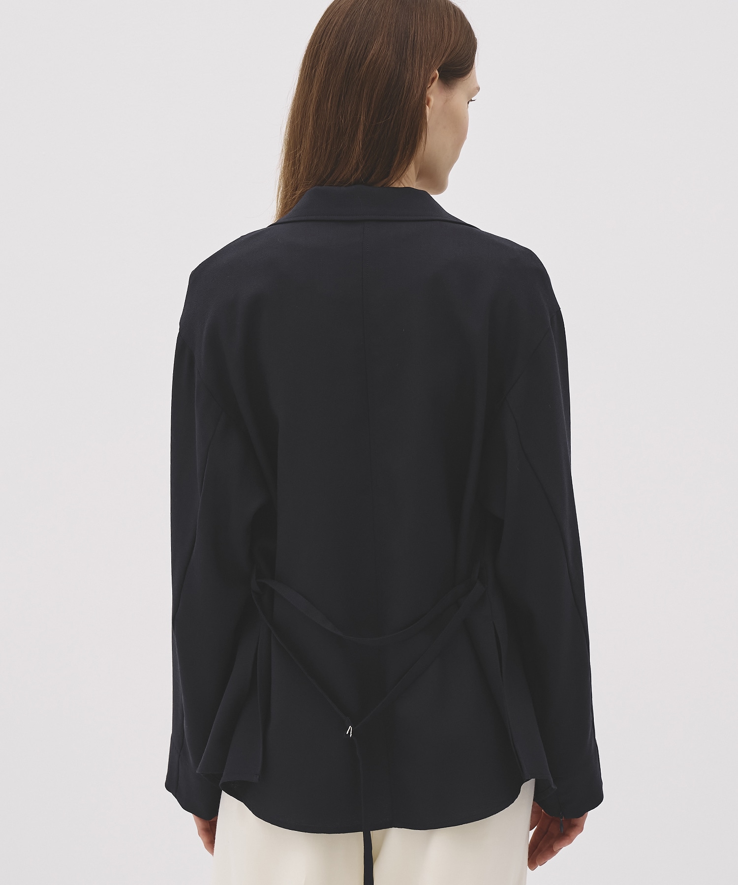 【WEB|一部店舗限定】ウールジョーゼットスリットジャケット