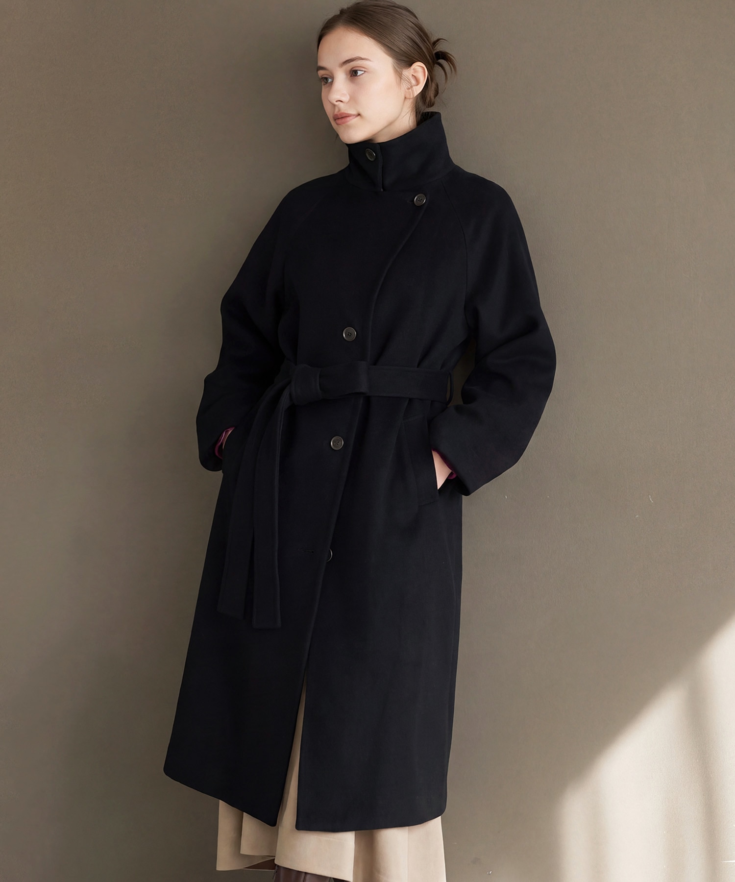 【WEB限定｜数量限定】wool100 3wayロングコート