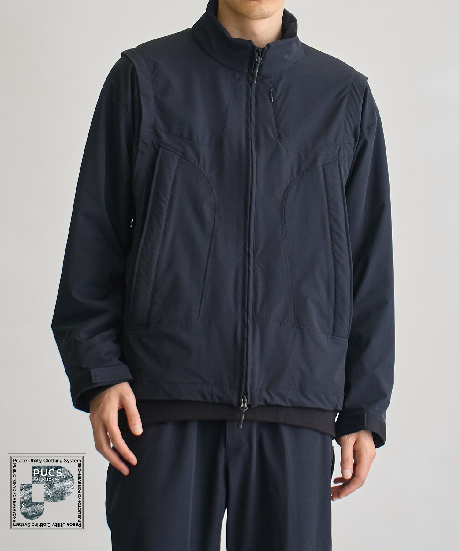 【残りわずか】PUCS NEXTIALテック2WAYブルゾン