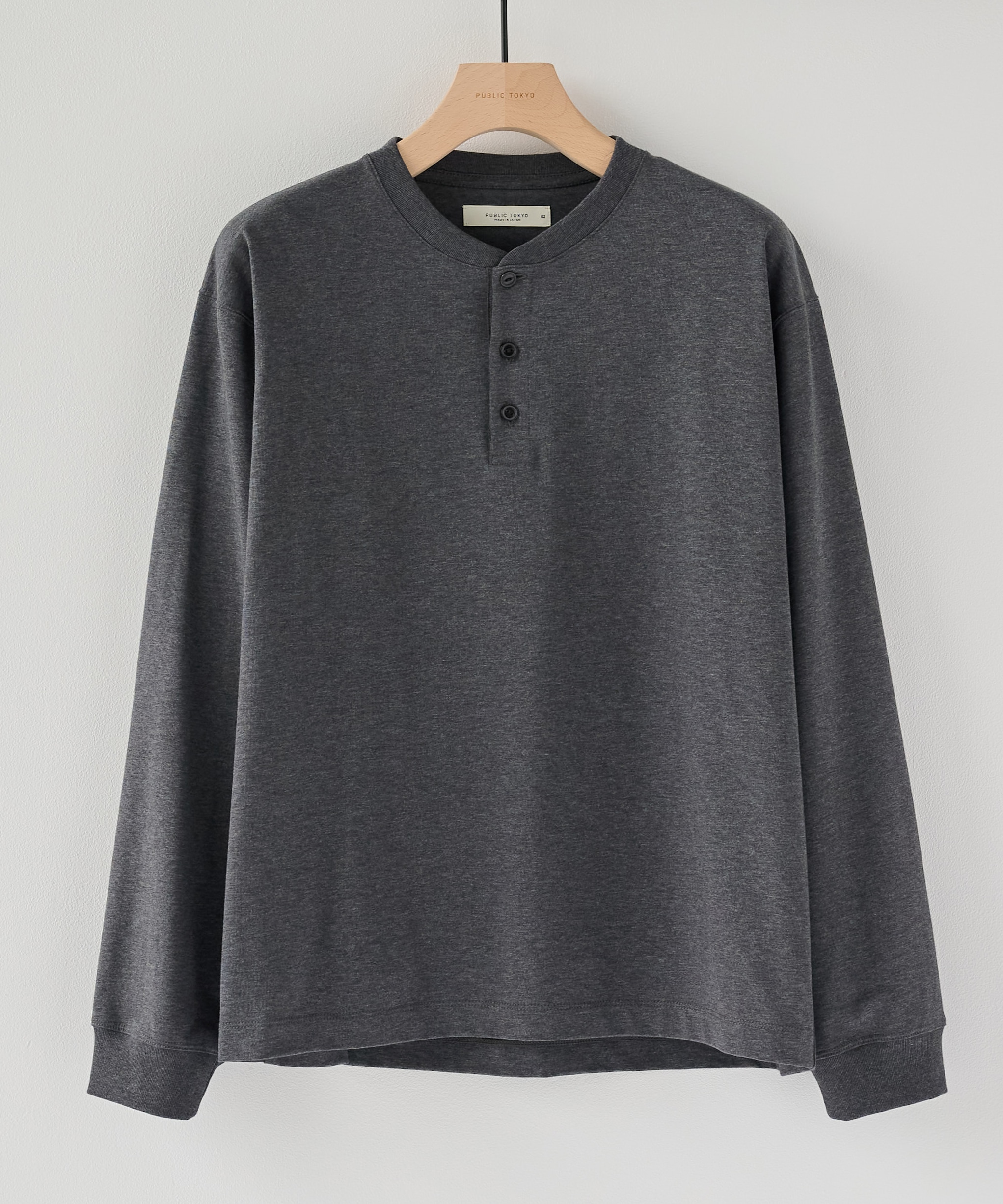 メランジヘンリーネックTEE